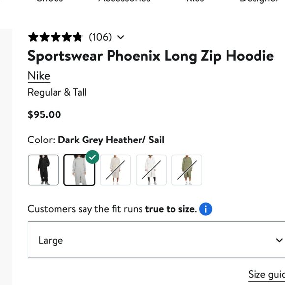 GUC women's Nike sportswear phoenix long zip hoodie size XS - Picture 3 of 8